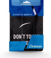 Case2go - Tablet Hoes geschikt voor Samsung Galaxy Tab A7 Lite (2021) - Tri-Fold Book Case - Don't Touch Me