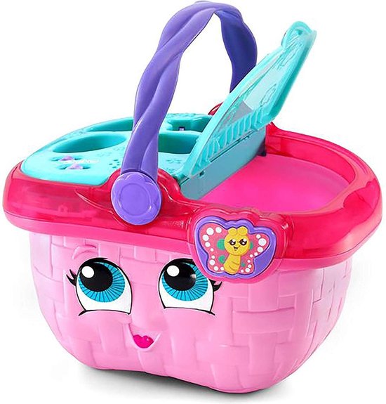 VTech Vormenpret Picknickset - Cadeau Kinderen - Educatief Baby Speelgoed - Vormen, Kleuren, Etenswaren & Reacties - Cadeau - 1 tot 4 Jaar