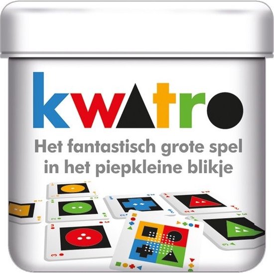 Kwatro - Kaartspel - pocketspel / reisspel