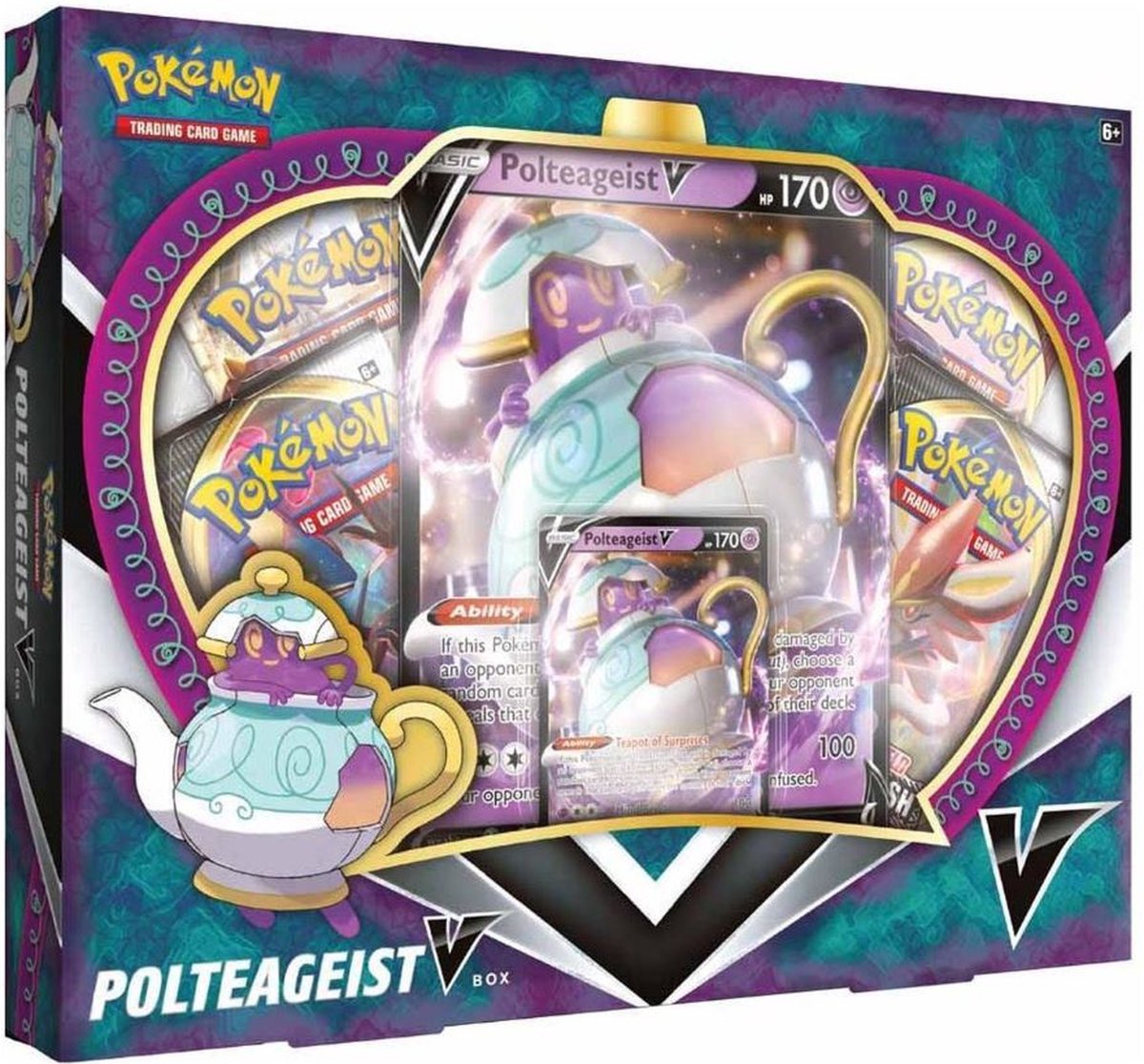 Pokémon Polteageist V Box Kaarten