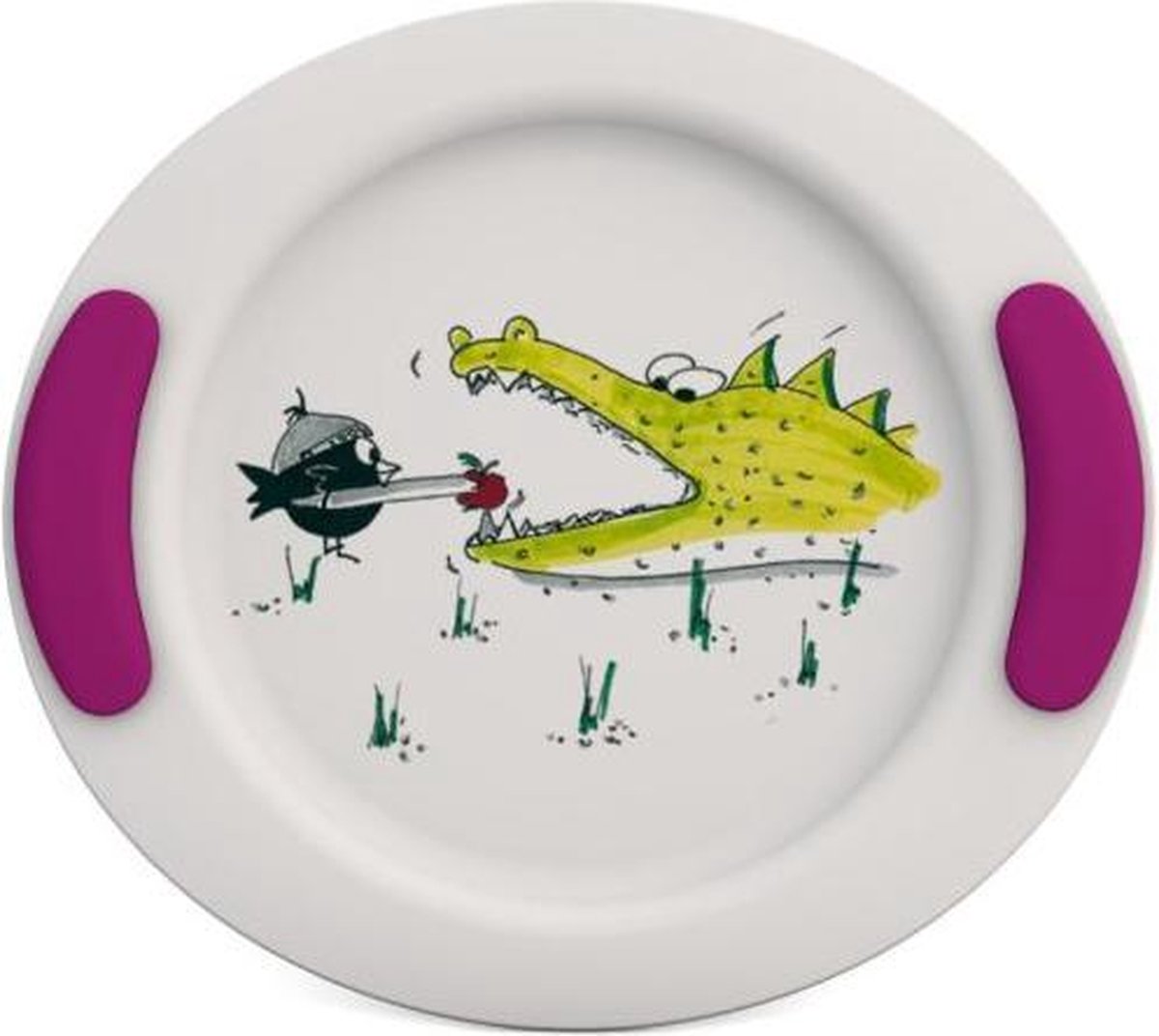 Kinderbord Krokodil - Paars