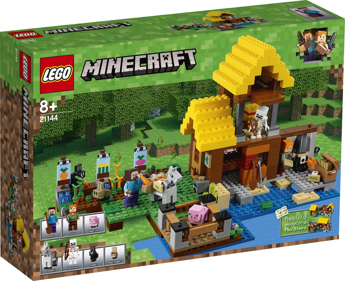 LEGO Minecraft Het boerderijhuisje 21144