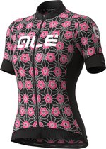 Ale Dames Fietsshirt Korte Mouwen PRS Garda - Roos - L - Valt klein