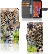 GSM Hoesje Samsung Galaxy Xcover 5 | Xcover 5 Enterprise Edition Beschermhoesje met foto Baby Luipaard