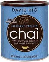 David Rio Elephant Vanilla chai XL pot 1816 gram -  Losse thee g - 100 koppen per 100 gram