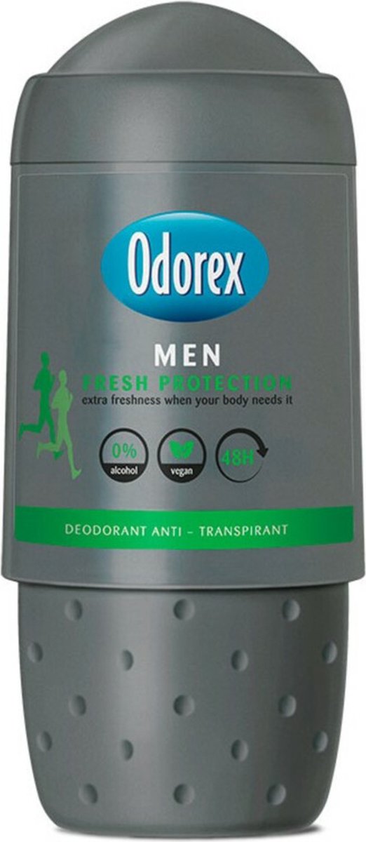 Goedkoopste Odorex For Men Fresh Protection Anti-Transpirant Deodorant Roller - 6x 50ml - Voordeelverpakking