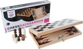 Longfield Games Schaak/Backgammon In 1 - Hout