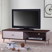 Poldimar- TV Meubel Tv-meubel Rumbo - 120cm - Wit; Bruin