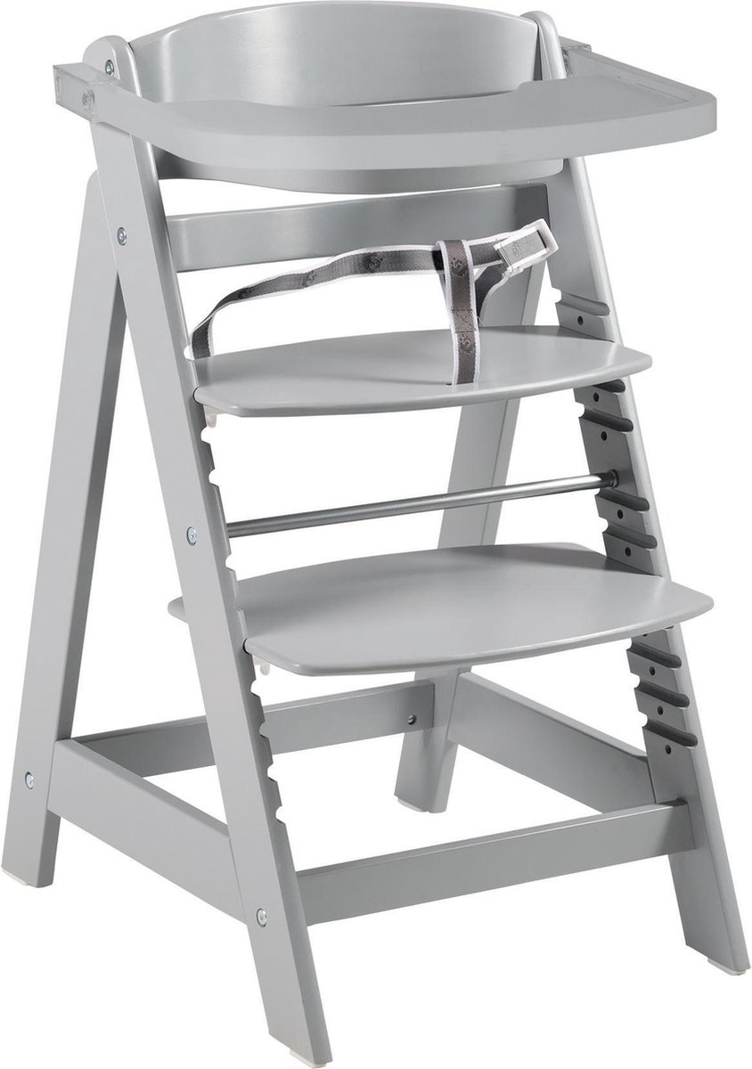 roba 'Sit Up Click & Fun' Houten Kinderstoel - Meegroeistoel voor Baby's en Kinderen - Taupe