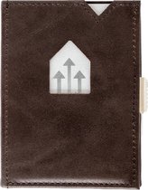 Exentri Leather Wallet RFID coffee