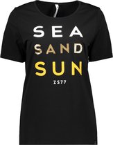 Zoso T-shirt Sea 214 Black 0000 Dames Maat - XS