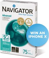 Navigator Advanced kopieerpapier ft A4, 75 g, pak van 500 vel
