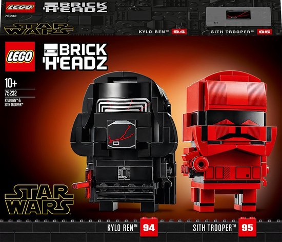 LEGO Star Wars Personnages à construire Kylo Ren et soldat Sith BrickHeadz  75232 (240... | bol.com
