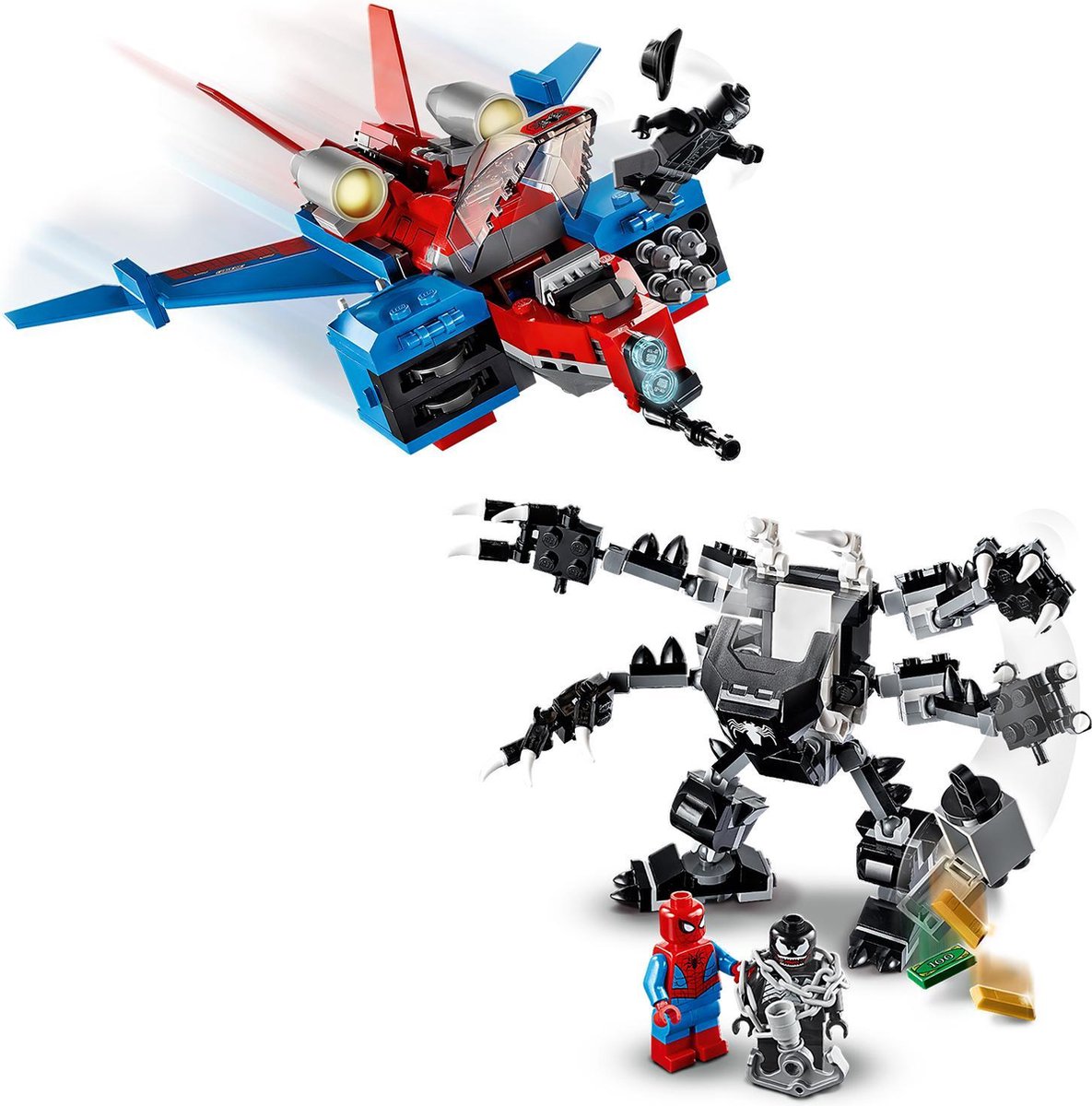 LEGO Marvel Spider-Man Spiderjet vs. Venom Mecha - 76150 | bol