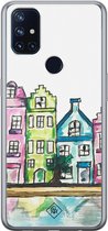 OnePlus Nord N10 5G hoesje siliconen - Amsterdam | OnePlus Nord N10 5G case | multi | TPU backcover transparant