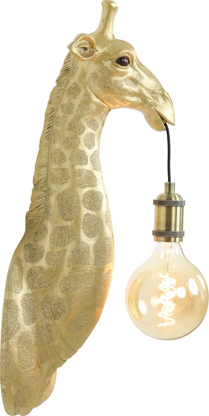 Light & Living Wandlamp Giraffe - Zwart