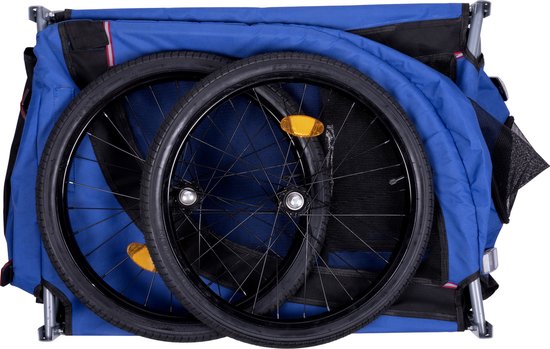Bicycle Gear Hondenfietskar – Blauw – 40kg – Met Regenhoes & Reflectoren