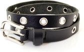 Kidzzbelts Meisjesriem 1985 - Zwart - 75 cm