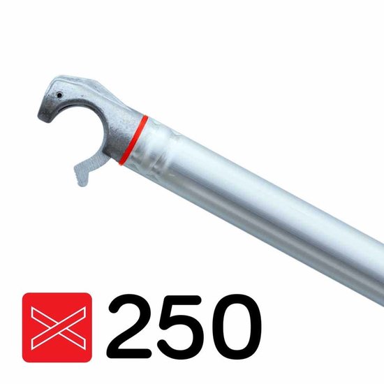 Rolsteiger diagonaal schoor 250 cm met rode markering