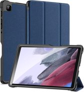 Dux Ducis Tablet Hoes Geschikt voor Samsung Galaxy Tab A7 Lite - Dux Ducis Domo Bookcase - Donkerblauw /Donkerblauw