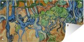 Tuinposter Boomwortels - Vincent van Gogh - 60x30 cm - Tuindoek - Buitenposter