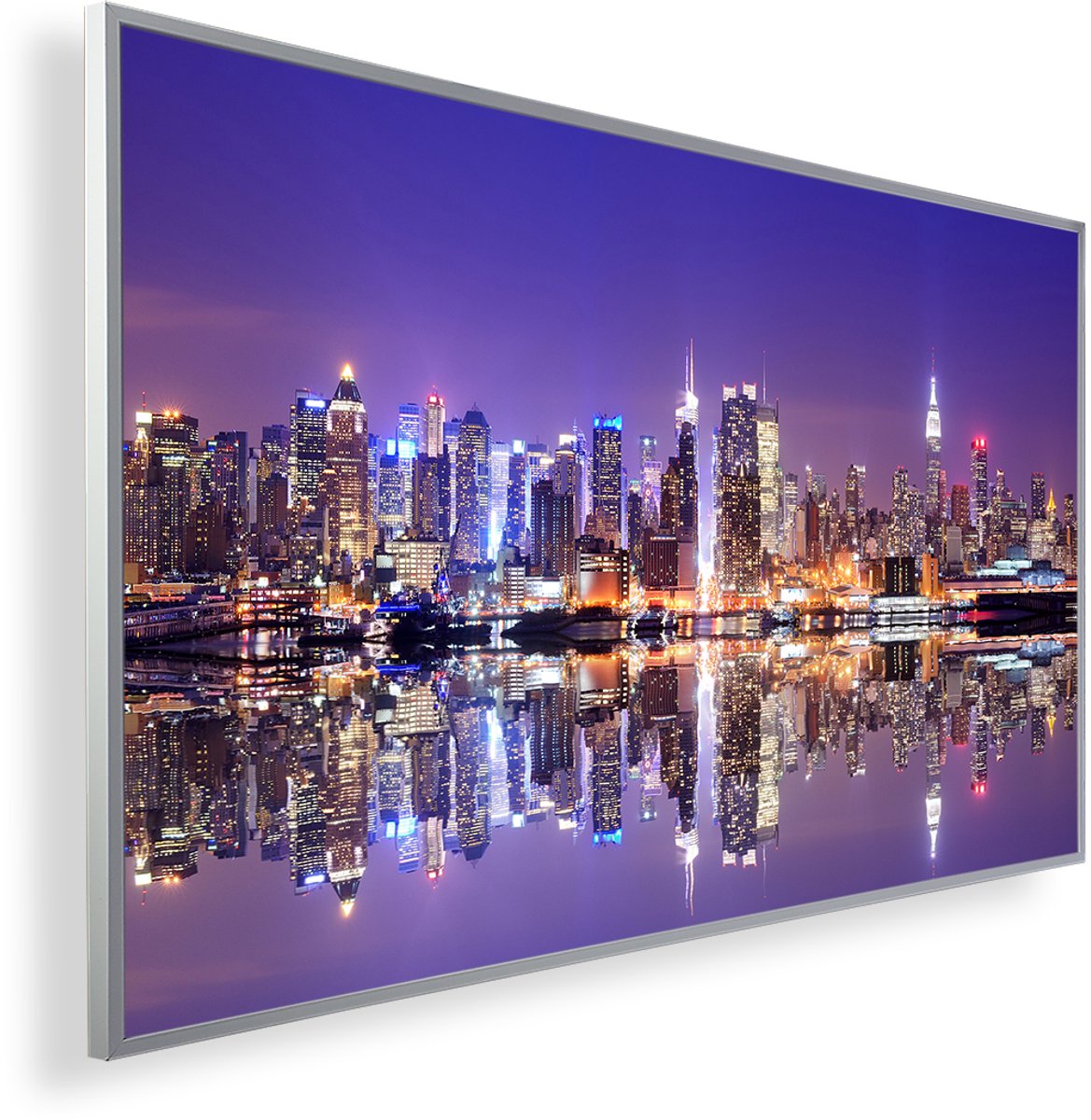 Infrarood Verwarmingspaneel 450W met fotomotief en Smart Thermostaat (5 jaar Garantie) - New York Skyline 154