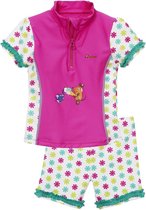 Playshoes Zwemset Uv-werend Bloemen Maat 122/128