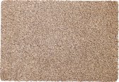 Ikado  Katoenen droogloopmat op maat beige 78cm, ecologisch  78 x 300 cm