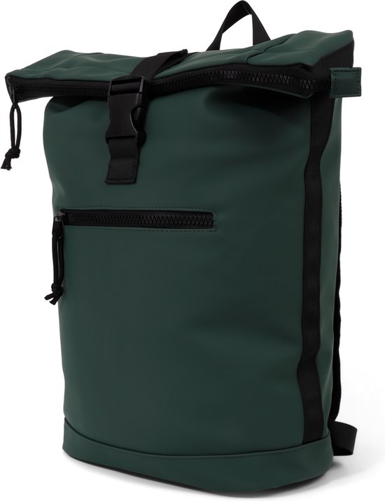 Foto: Norlander dull pu rugzak 40l rolltop rugzak waterafstotend groen