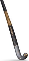 Brabo It Pure Cheetah Jr. Gold Dames Indoor Hockeystick - Black/Gold - 33 Inch