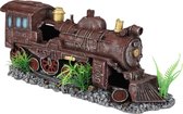 Aquarium decoratie Hektor Locomotief Rood - 35 x 10 x 15 cm - Bruin - 35 x 10 x 15 cm