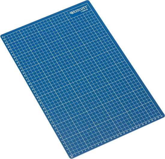 Westcott snijmat - A3 - 450x300mm - zelf herstellend - blauw - AC-E46003