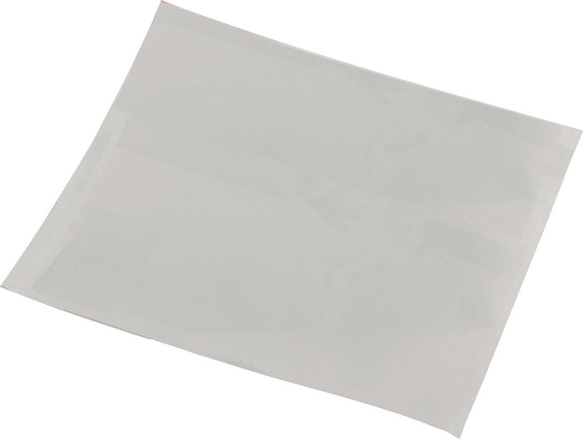 Tenzalopes zelfklevend documentenmapje ft A5, blanco, doos van 1000 stuks
