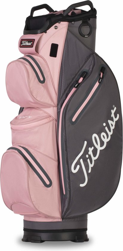 Titleist Cart 14 StaDry golftas - cartbag (grijs-roze) | bol.com