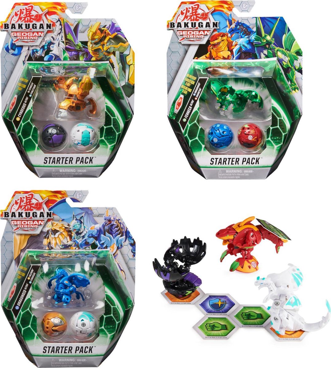 bakugan 3er set