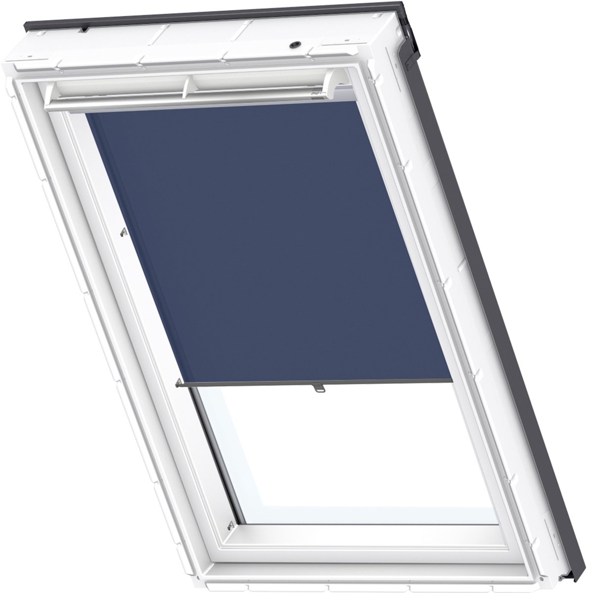 VELUX Lichtdoorlatend rolgordijn - Donkerblauw - Handbediend met haakjes - Type: RHL CK00 9050