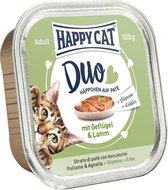 Happy Cat Wet Meal Happy Cat Duo Menu - Gevogelte & Lam  | 12100