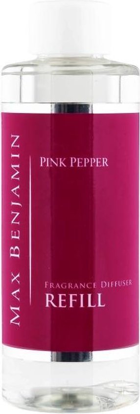 Max Benjamin Geurdiffuser Navulling Pink Pepper 300 Ml