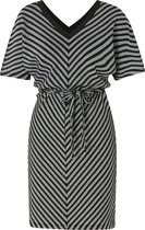 IVY BEAU Felien Jurk - Black/White - maat 42