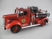 camion de pompiers - beau camion de pompiers - fer - 14 cm de haut