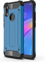 Magic Armor TPU + PC Combinatie Case voor Xiaomi Redmi 7 (blauw)
