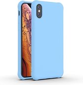 Voor iPhone XR schokbestendig mat ultradunne TPU-beschermhoes (ijsblauw)