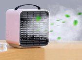Mini draagbare huishoudelijke USB anion koeling airconditioning ventilator luchtkoeler (roze)