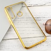 Voor Xiaomi Redmi Note 8 transparant TPU anti-drop en waterdichte mobiele telefoon beschermhoes (goud)
