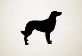 Silhouette hond - French Spaniel - Franse spaniël - S - 45x55cm - Zwart - wanddecoratie