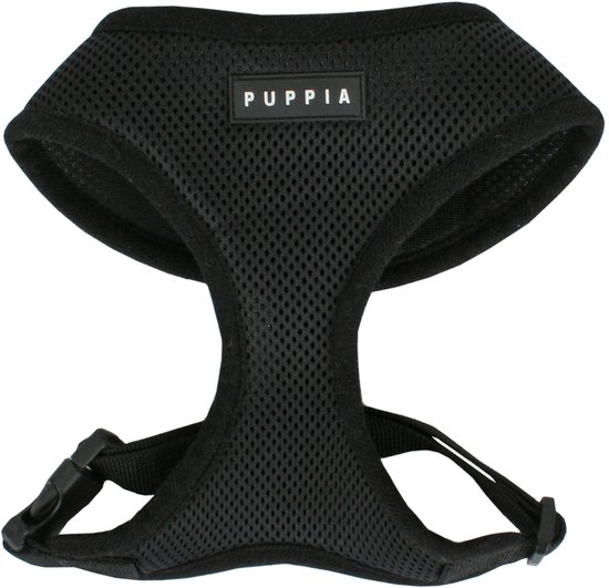 Puppia Hondentuig - Zwart - M - Borstomvang 40-56 cm