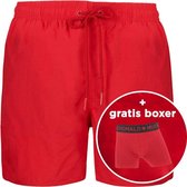 Muchachomalo jongens water react rits zwemshort rood - 158/164