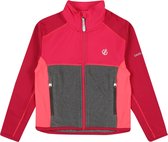 Dare2B, Except Core Strtch lichtgewicht Kinder Sportvest, Rood/Grijs, Maat 140