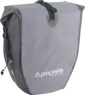 La sacoche simple imperméable HikeMeister® Luxe de 20 litres - grise - avec sécurité réfléchissante - 100% étanche