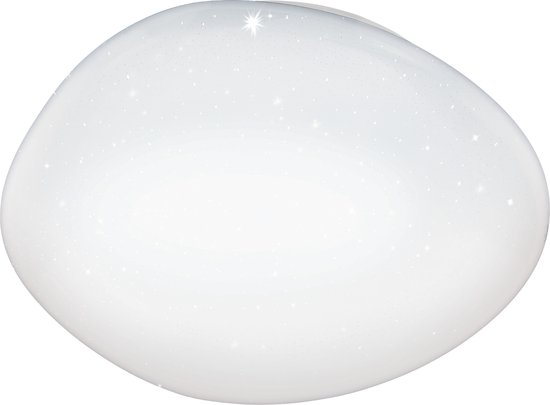 EGLO Sileras - LED plafondlamp - Ø45 cm - wit met kristal
